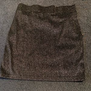 grey sparkly skirt